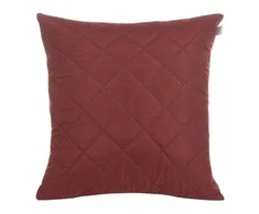 Eurofirany DESIGN 91 ALARA / 3 Pagalvės užvalkalas su geometriniu raštu, dygsniuotu karšto spaudimo būdu (hot press), 40X40 cm, spalva: bordinė