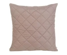 Eurofirany DESIGN 91 ALARA / 3 Pagalvės užvalkalas su geometriniu raštu, dygsniuotu karšto spaudimo būdu (hot press), 40X40 cm, spalva: tamsiai rožinė