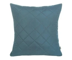Eurofirany DESIGN 91 ALARA / 3 Pagalvės užvalkalas su geometriniu raštu, dygsniuotu karšto spaudimo būdu (hot press), 40X40 cm, spalva: tamsi turkio