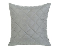 Eurofirany DESIGN 91 ALARA / 3 Pagalvės užvalkalas su geometriniu raštu, dygsniuotu karšto spaudimo būdu (hot press), 40X40 cm, spalva: plieno