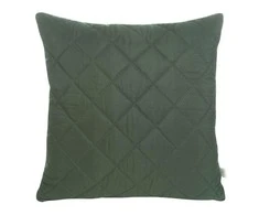 Eurofirany DESIGN 91 ALARA / 3 Pagalvės užvalkalas su geometriniu raštu, dygsniuotu karšto spaudimo būdu (hot press), 40X40 cm, spalva: tamsiai žalia