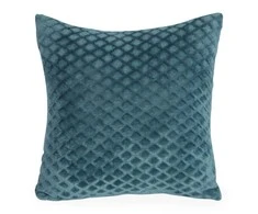 Eurofirany DESIGN 91 BELA Minkštas pagalvės užvalkalas su 3D efektu, 40X40 cm, spalva: mėlyna