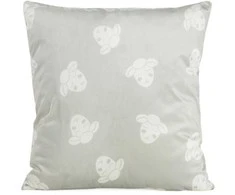 Eurofirany D91 / PO / KIDS / 1A 45X45 VELVET / Sidabrinis Pagalvės užvalkalas Pagalvės užvalkalas