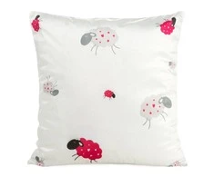Eurofirany D91 / PO / KIDS / 3 45X45 VELVET / B + Rožinis Pagalvės užvalkalas Pagalvės užvalkalas