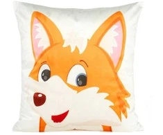 Eurofirany D91 / PO / KIDS / 9A 45X45 VELVET / B + POMA Pagalvės užvalkalas Pagalvės užvalkalas