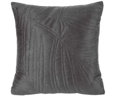 Eurofirany DESIGN 91 LUIZ / 4 Aksominis pagalvės užvalkalas, dygsniuotas karšto spaudimo būdu (hot press), 40X40 cm, spalva: grafito