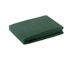 Eurofirany DESIGN 91 Medvilninė paklodė su guma JERSEY, 140X200+30CM, 125 g/m2 , spalva: žalia Paklodė
