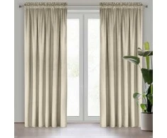 Eurofirany D91/G/ROSA/Šviesiai smėlio spalvos 140X270 T