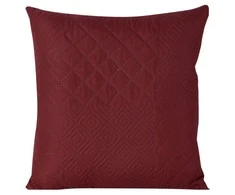 Eurofirany DESIGN 91 BONI / 5 Pagalvės užvalkalas su karšto spaudimo technika įspaustu skiautinių motyvu, 40X40 cm, spalva: plytų