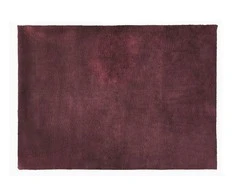 Eurofirany MARCELO Minkšto kailio struktūros dekoratyvinis kilimėlis, 60X90 cm, spalva: bordinė