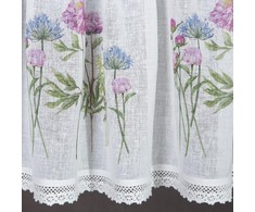 Eurofirany FIR / LAURA / B + ROŽINĖ 30X150 Dieninės užuolaidos