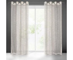 Eurofirany FIR / RACHEL / NATU 140X250 TRANS