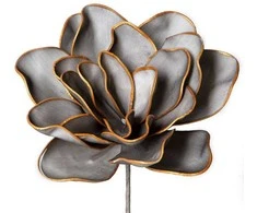 Eurofirany KW / FLORE / 683 / Sidabrinis Sidabrinis + GOLD (X6)