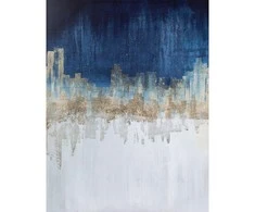 Eurofirany FATAMORGANA abstraktus paveikslas, tapytas rankomis ant drobės, 60X80 cm