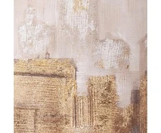 Paveikslas Eurofirany METROPOLIS 1 miesto peizažas, tapytas rankomis ant drobės, 80 x 80 cm