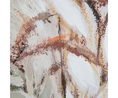 Eurofirany Rankomis tapytas paveikslas ant drobės, augalai vazose, smėlio spalvos tonai, 60x120 cm, boho ir skandinaviškas stilius, pailgas formatas svetainei ar miegamajam, sienų dekoras