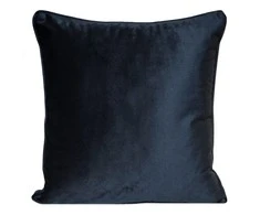 Eurofirany PIERRE CARDIN minkšto ir švelnaus aksomo pagalvės užvalkalas SIBEL, 45X45 cm, spalva: juoda