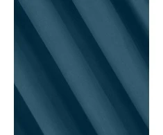 Eurofirany PIERRE CARDIN SIBEL Naktinė užuolaida iš minkšto aksomo, 260 g/m2, 140X270 cm, juosta / tunelis / kabliukai, spalva: tamsiai mėlyna