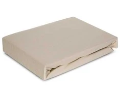 Eurofirany MĖLYNA / G / JERS4 / BEIGE 180X200 + 30CM 190 Paklodė Paklodė
