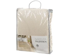 Eurofirany SI/N/FALBANKA 170X210 BEŻ Lovatiesė