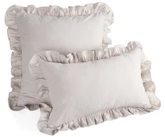 Eurofirany SI/PO/FALBANKA 45X45 BEŻ/BAWEŁNA