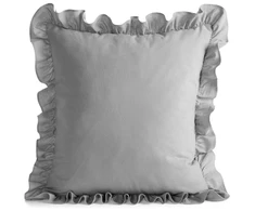 Eurofirany SI/PO/FRILL 45X45 SIDABRINĖ/MEDVILNĖ