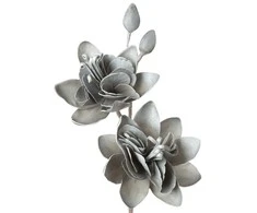 Eurofirany KW/FLORE/715/SRE Sidabrinis