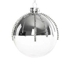 Eurofirany SW/B/SZ/174A 8CM SREB+TRAN