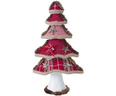 Eurofirany SW / KALĖDŲ EGLĖ / 86B 40CM RAUDONA + GAMTA