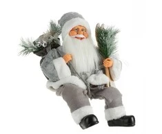 Eurofirany SW/SANTA/80D 40CM Sidabrinis+B