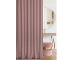 Eurofirany TERRA COLLECTION AVINION Naktinė užuolaida,140X250 cm, kilpos / žiedai, spalva: pudros