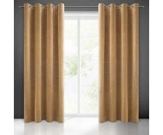 Naktinė užuolaida Eurofirany DIVA LINE ADELLE 140 x 250 cm, kilpos/žiedai, spalva: auksinė