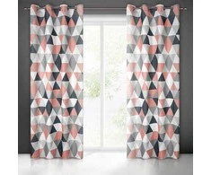 Eurofirany Užuolaidos ADINA / C. Rožinis 140X250 TRANS