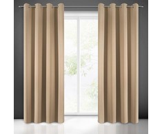Eurofirany Užuolaidos BLACKOUT / BEIGE 135X250 PAKEITIMAS