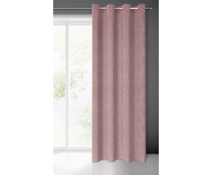 Eurofirany ELIZA Minkšto aksomo naktinė užuolaida su smulkiu raštu, 140X250 cm, kilpos / žiedai, spalva: pudros