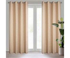 Eurofirany JUNGIKLIS ZAS/EVI/BEIGE+GOLD 140X250