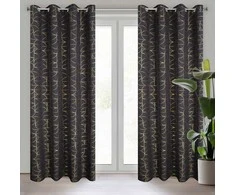 Eurofirany JUNGIKLIS ZAS/EVI/Juodas+GOLD 140X250