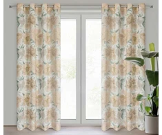 Eurofirany Euro užuolaidos ZAS/KARLA/NAT+RU 140X250 TRANSPARENT