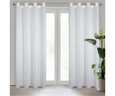 Eurofirany Euro užuolaidos ZAS/KENDAL/NATU 140X250 TRANSPARENT