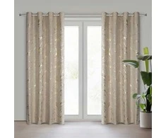 Eurofirany Euro užuolaidos ZAS/LANI/BEIGE+ZŁ 140X250 TRANSFER