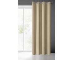 Eurofirany LOGAN blackout tipo temdanti naktinė užuolaida, 140X270 cm, kilpos / žiedai, spalva: smėlio