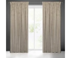 Eurofirany ZAS/NADIA/BEIGE+ZŁ 140X300 JUOSTOS