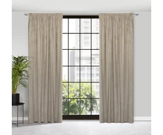 Eurofirany ZAS/NADIA/BEIGE+ZŁ 140X300 JUOSTOS