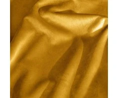 Eurofirany DIVA LINE RIA Minkšto aksomo naktinė užuolaida, 140X250 cm, kilpos / žiedai, spalva: garstyčių