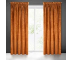 Naktinė užuolaida iš minkšto aksomo Eurofirany DIVA LINE RIA 140X270 cm, juosta/ tunelis/ kabliukai, 300g/m2