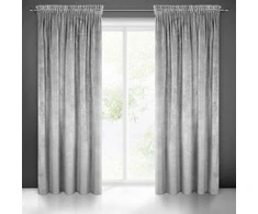 Naktinė užuolaida iš minkšto aksomo Eurofirany DIVA LINE RIA 140X270 cm, juosta/ tunelis/ kabliukai, 300g/m2, spalva: plieno
