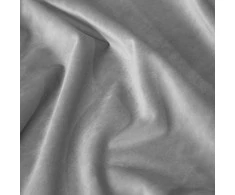 Naktinė užuolaida iš minkšto aksomo Eurofirany DIVA LINE RIA 140X270 cm, juosta/ tunelis/ kabliukai, 300g/m2, spalva: plieno
