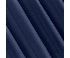 Naktinė užuolaida Eurofirany RITA iš lygaus audinio, 140X250 cm kilpos / ratukai, spalva: mėlyna