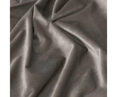 Naktinė užuolaida iš minkšto aksomo Eurofirany DIVA LINE RIA 140X270 cm, juosta/ tunelis/ kabliukai, 300 g/m2, spalva: grafitas