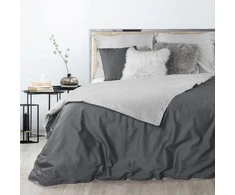 Eurofirany Nova3 patalynės komplektas sidabras + plienas 160x200 NP 3 vnt. Patalynė